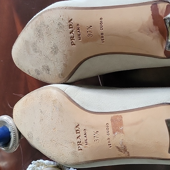 HP PRADA MILANO rare vtg. kitten heel pumps - Picture 8 of 10